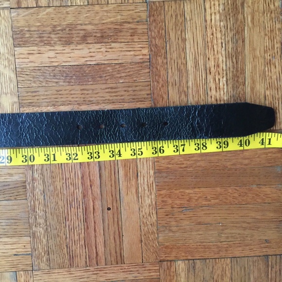 Diesel black leather belt Made in Italy Org$.175